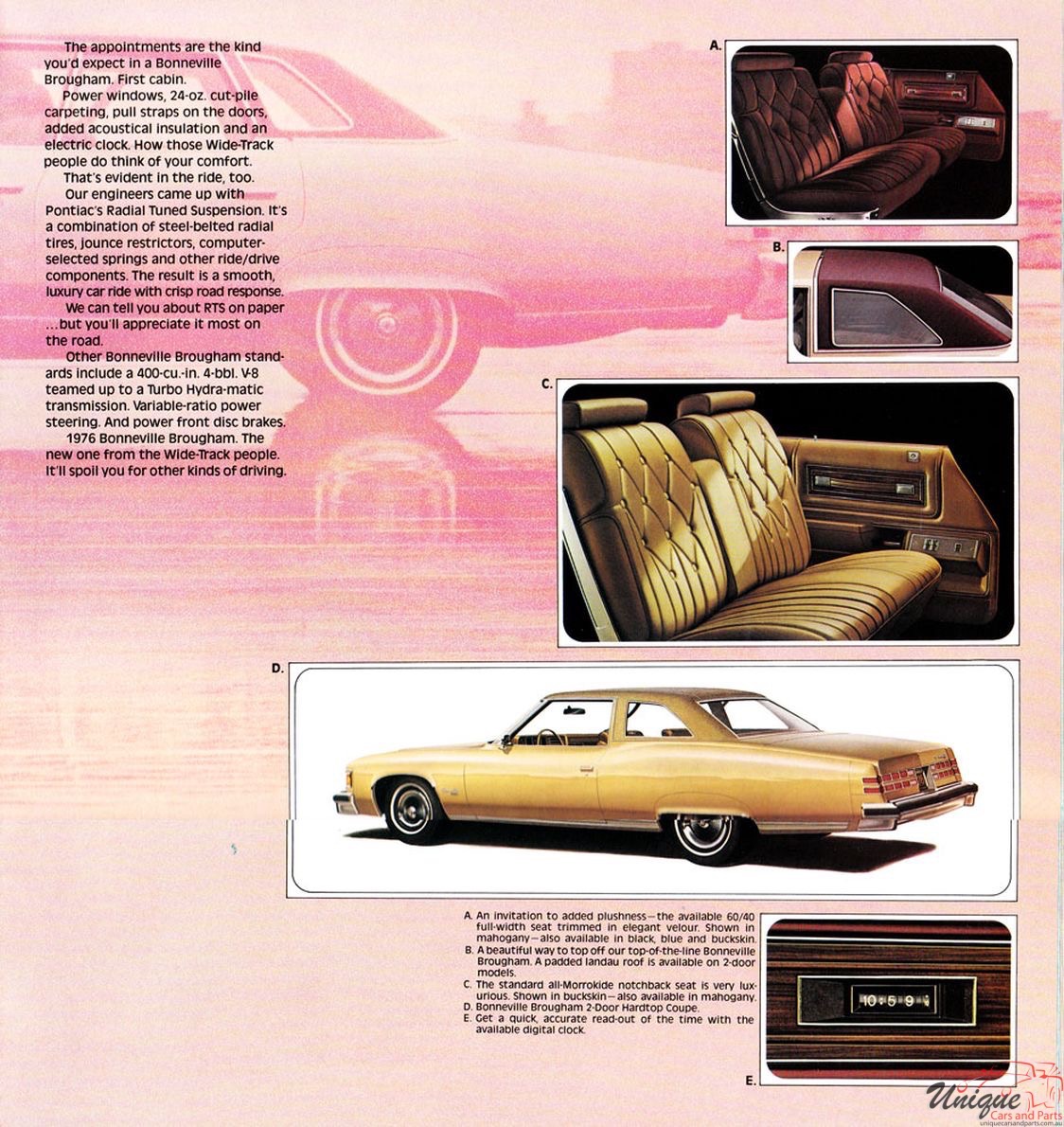1976 Pontiac Full-Line Brochure Page 2